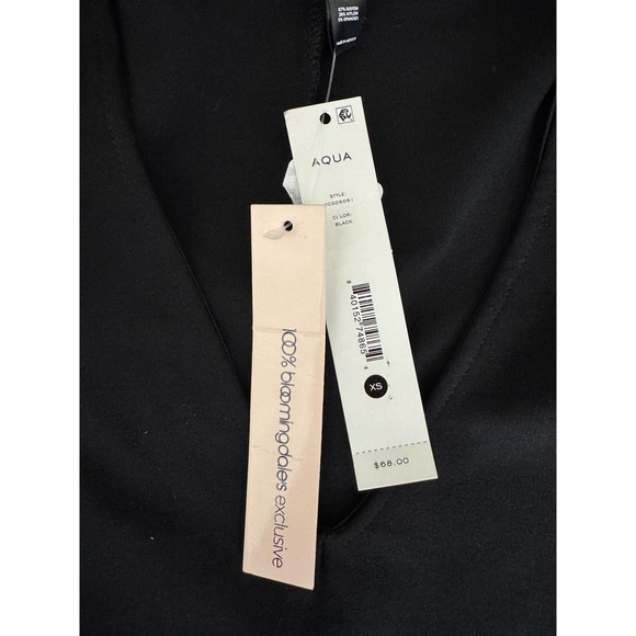 AQUA Body‎ on Midi Dress V Neck Long Sleeve  XS - Picture 8 of 11